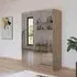 Reflect 3 Door Mirrored Wardrobe with Interior Division - Artisan Oak