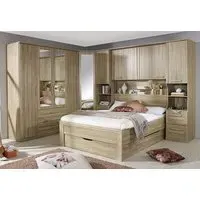 Rivera 140cm Bedroom Set with Storage - Sonoma Oak