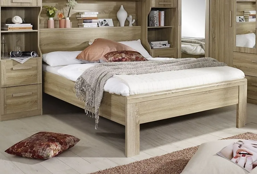 Rivera Bed - Sonoma Oak