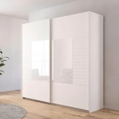 Ruga 226cm 2 Door Sliding Wardrobe - Alpine White image