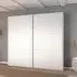 Ruja 218cm 2 Door Sliding Wardrobe - Alpine White