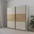 Sajo 218cm 2 Door Sliding Wardrobe - Champagne