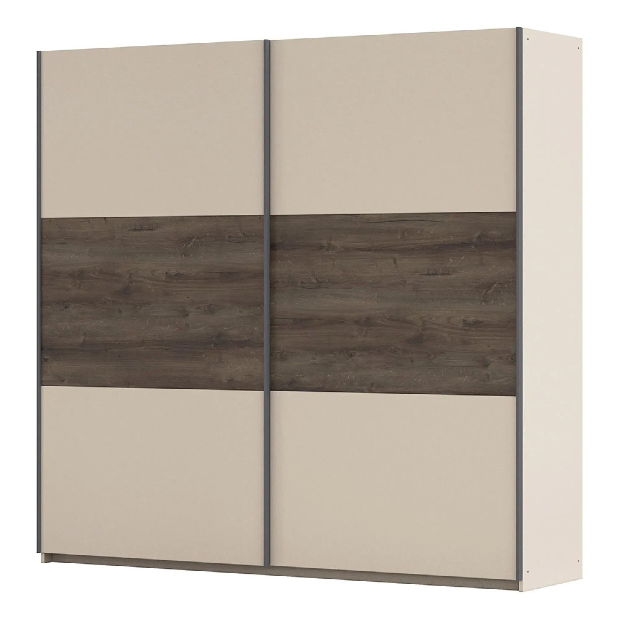 Sajo 218cm 2 Door Sliding Wardrobe - Champagne