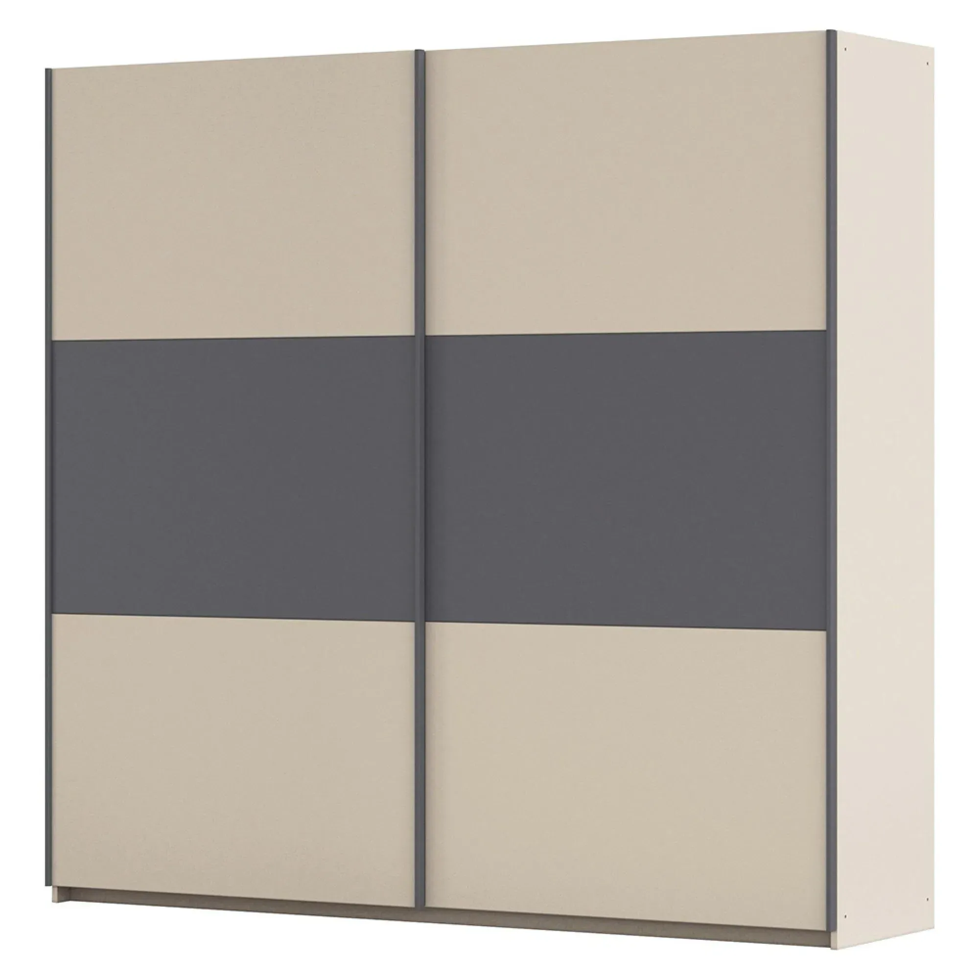 Sajo 218cm 2 Door Sliding Wardrobe - Champagne