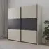 Sajo 218cm 2 Door Sliding Wardrobe - Champagne