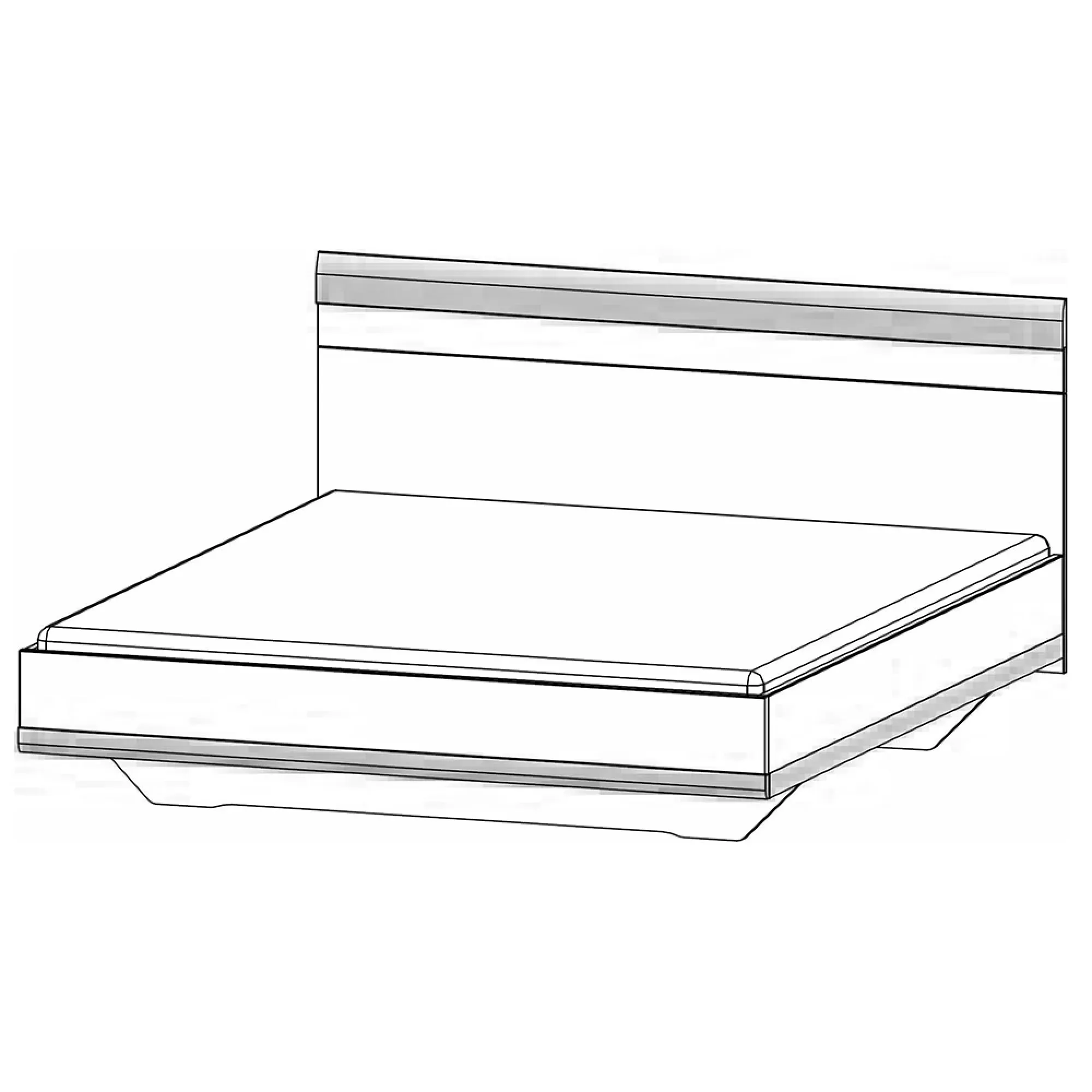 Sajo King Size Bed Frame - Champagne, Artisan Oak