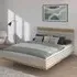 Sajo King Size Bed Frame - Champagne, Artisan Oak
