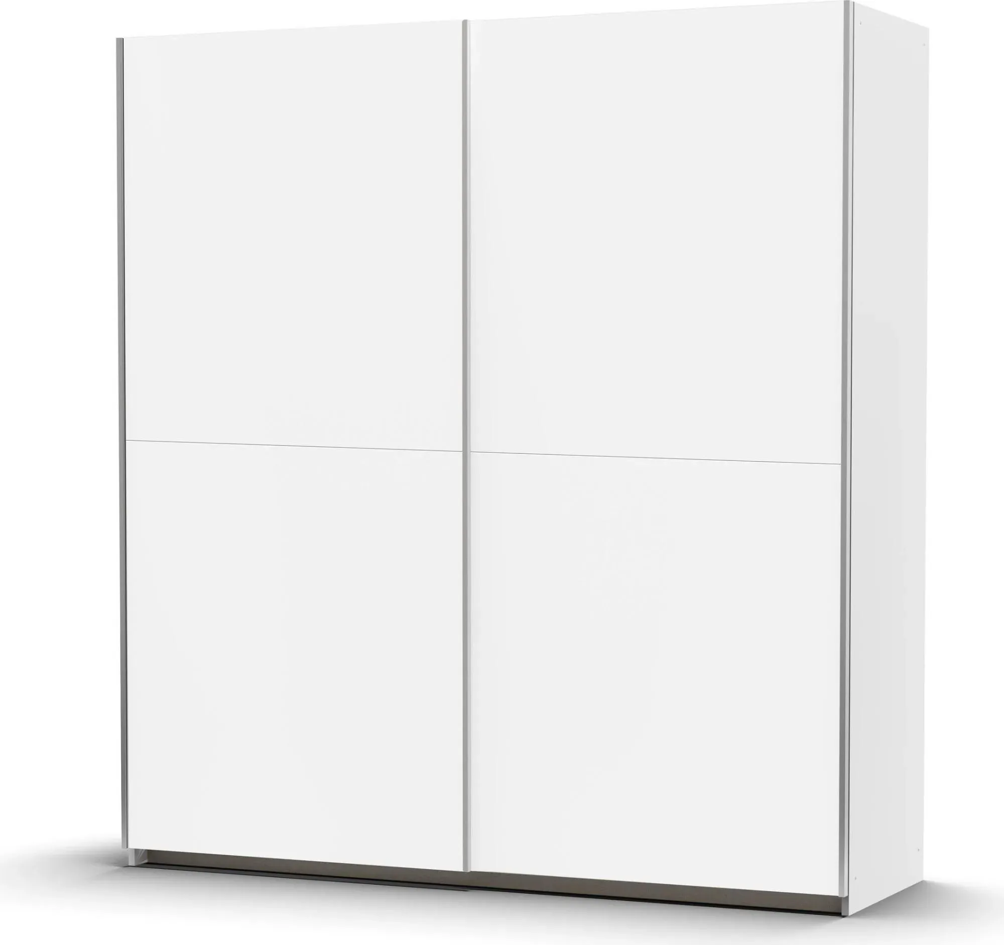 Saturn 175cm 2 Door Sliding Wardrobe with Extras - White