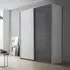 Saturn 175cm 2 Door Sliding Wardrobe with Extras - White