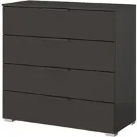 Skat Meridian 4 Drawer Chest - Graphite