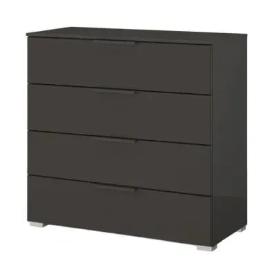 Skat Meridian 4 Drawer Chest - Graphite