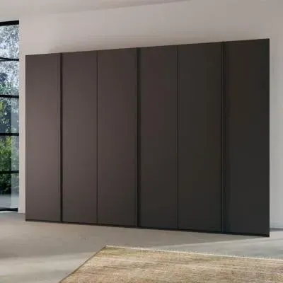 Skat Meridian 6 Door Wardrobe - Graphite