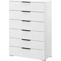 Skat Meridian 6 Drawer Chest - Alpine White