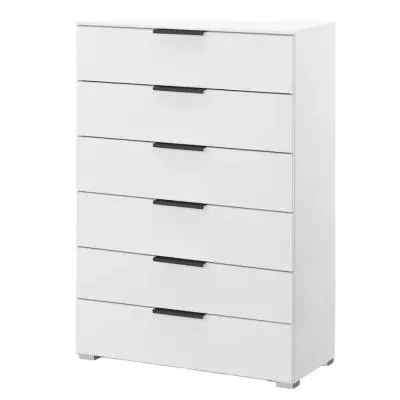 Skat Meridian 6 Drawer Chest - Alpine White