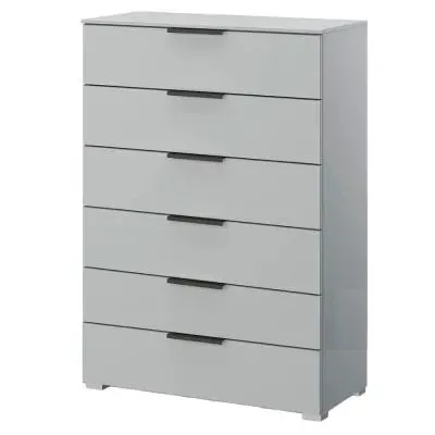 Skat Meridian 6 Drawer Chest - Silk Grey