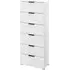 Skat Meridian 6 Drawer Tall Chest - Alpine White