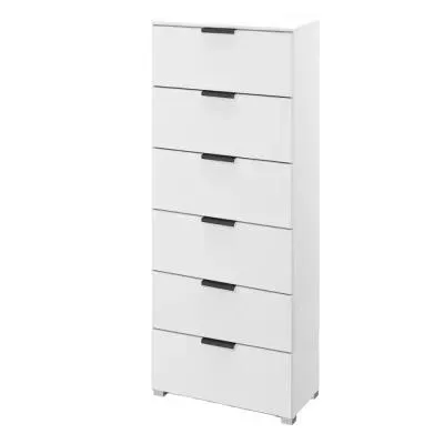Skat Meridian 6 Drawer Tall Chest - Alpine White image