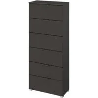 Skat Meridian 6 Drawer Tall Chest - Graphite