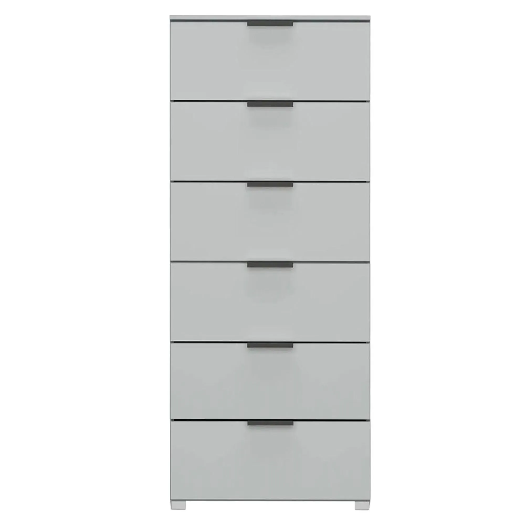 Skat Meridian 6 Drawer Tall Chest - Silk Grey