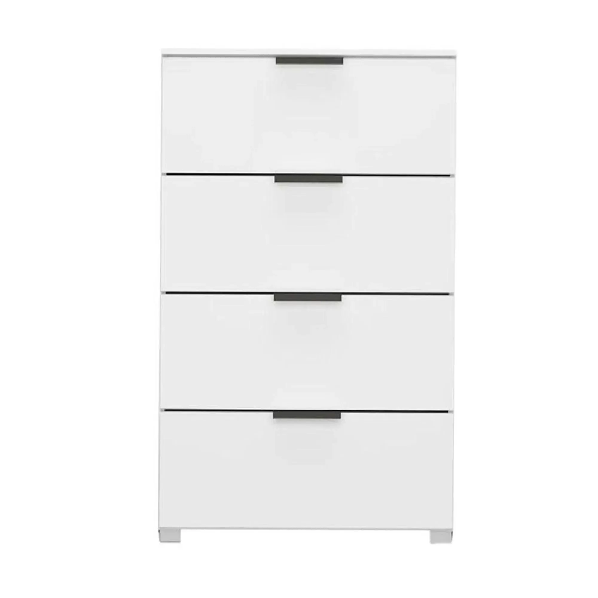 Skat Meridian Narrow 4 Drawer Chest - Alpine White