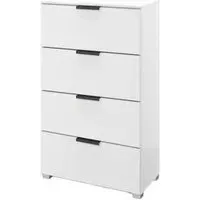 Skat Meridian Narrow 4 Drawer Chest - Alpine White