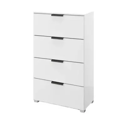 Skat Meridian Narrow 4 Drawer Chest - Alpine White image