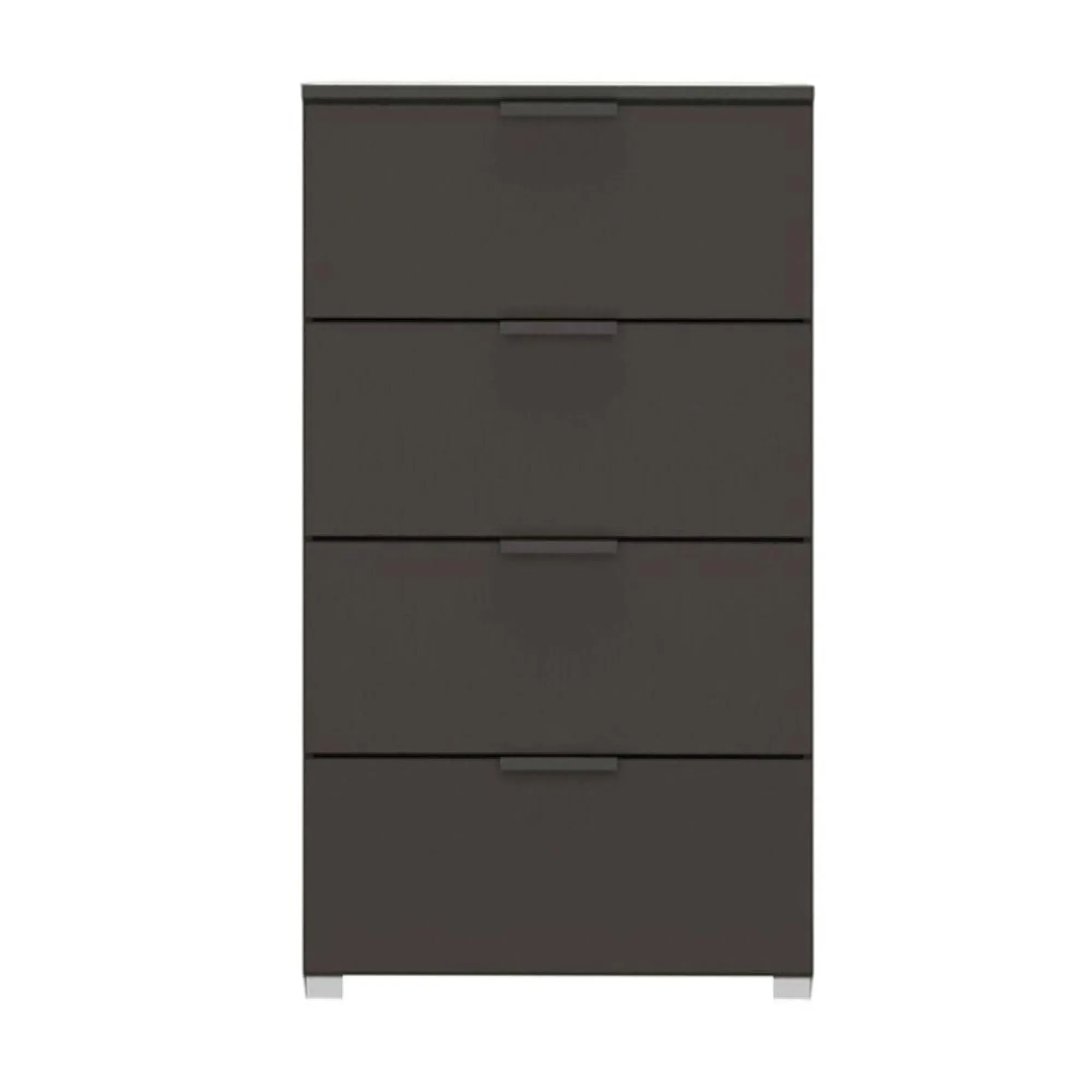 Skat Meridian Narrow 4 Drawer Chest - Graphite