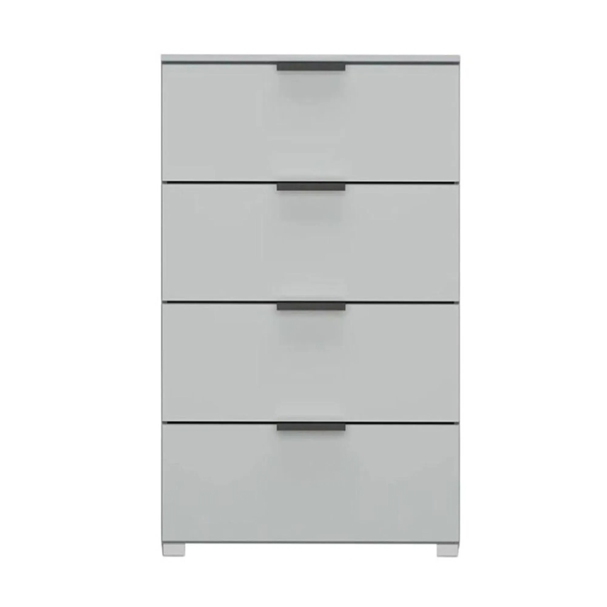 Skat Meridian Narrow 4 Drawer Chest - Silk Grey