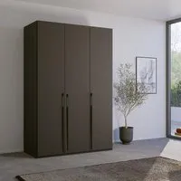 Skat Pure 3 Door Wardrobe - Graphite