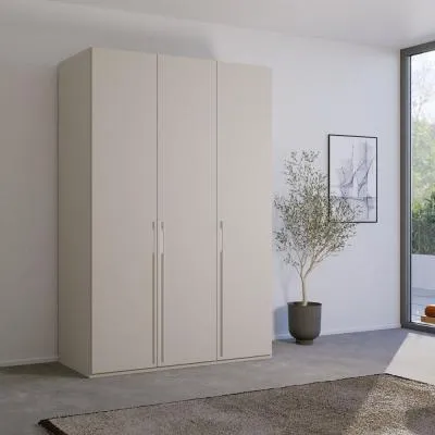 Skat Pure 3 Door Wardrobe - Silk Grey