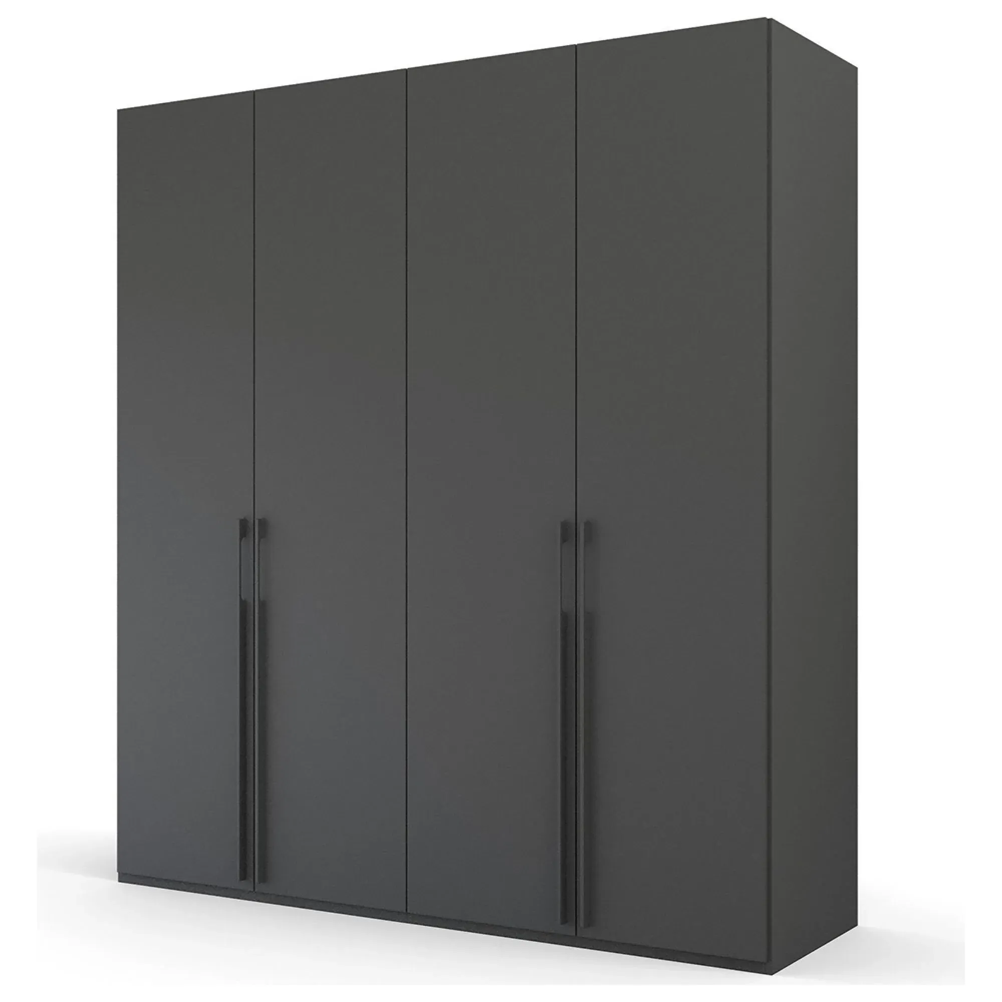 Skat Pure 4 Door Wardrobe - Graphite