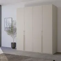 Skat Pure 4 Door Wardrobe - Silk Grey