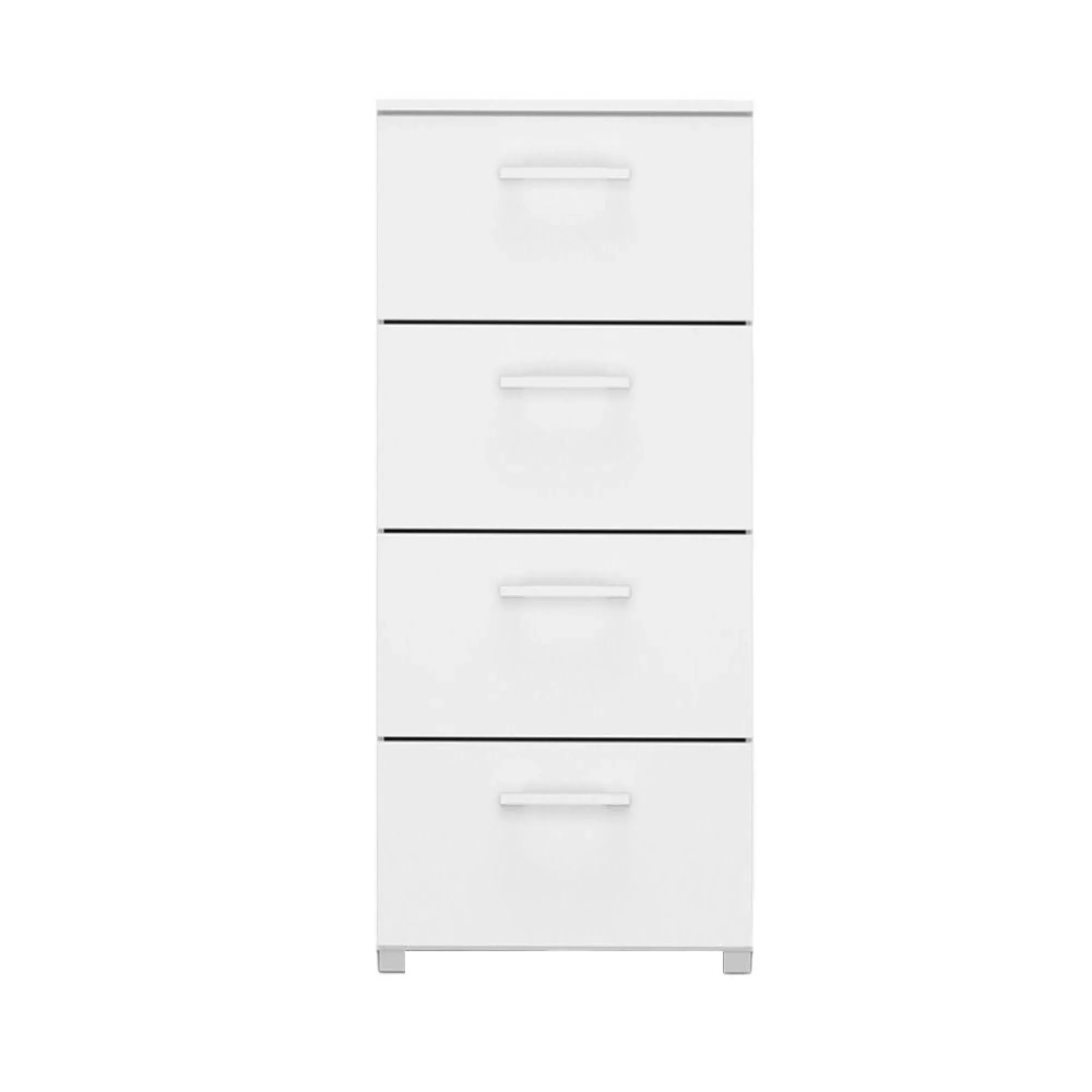 Skat Pure 4 Drawer Narrow Chest - Alpine White