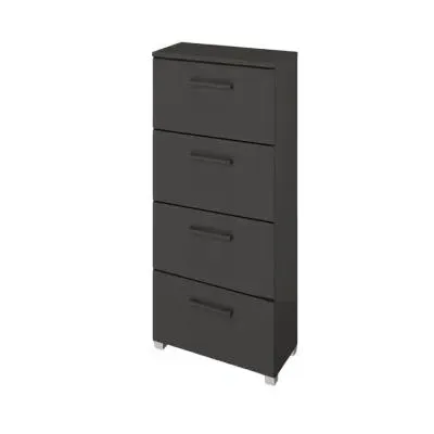 Skat Pure 4 Drawer Narrow Chest - Graphite