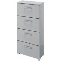 Skat Pure 4 Drawer Narrow Chest - Silk Grey