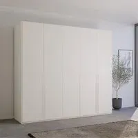 Skat Pure 5 Door Wardrobe - Alpine White