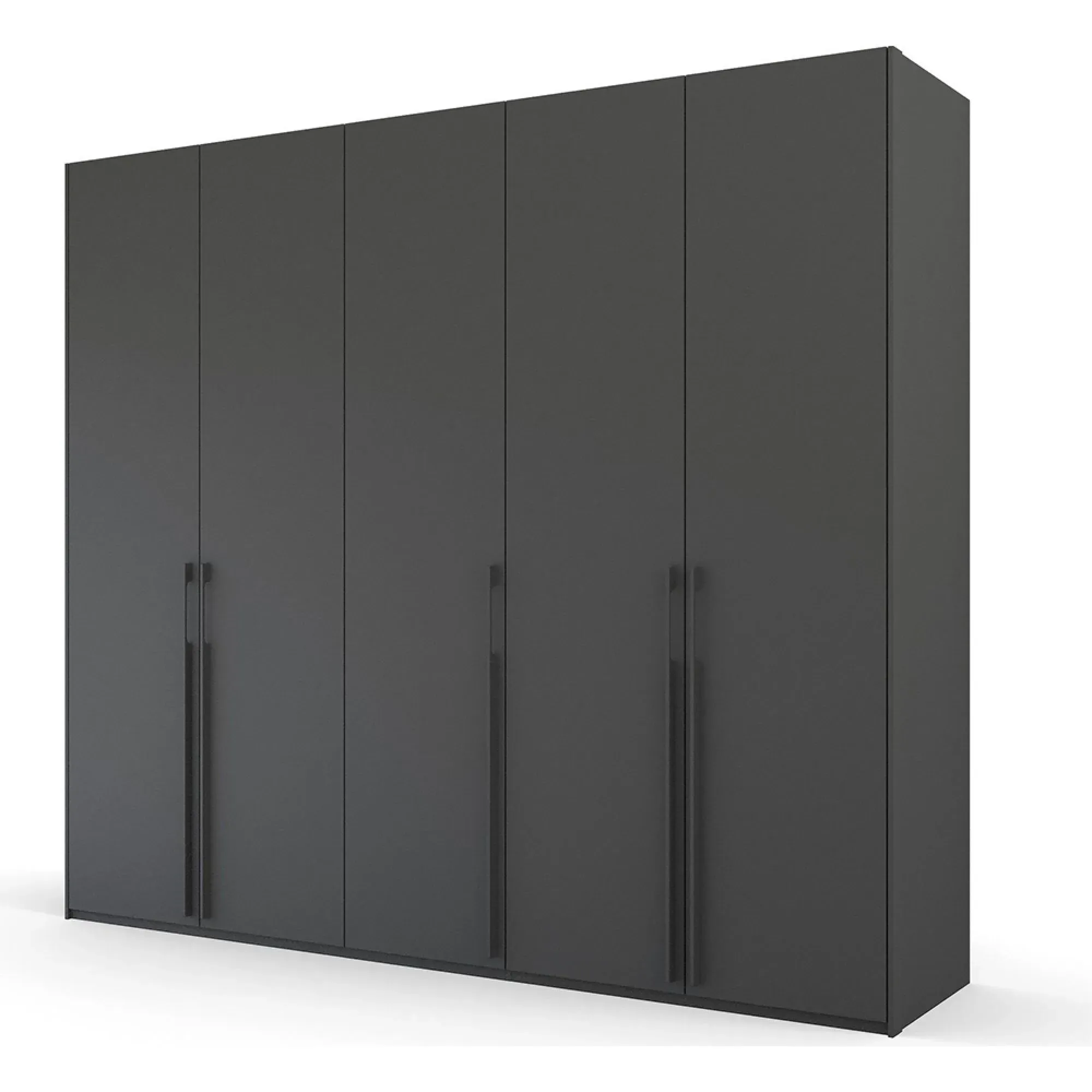 Skat Pure 5 Door Wardrobe - Graphite