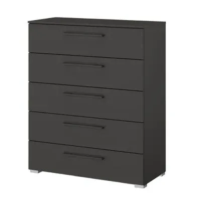 Skat Pure 5 Drawer Chest - Graphite
