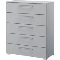 Skat Pure 5 Drawer Chest - Silk Grey