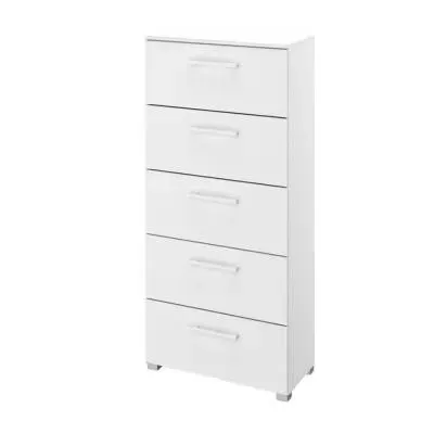 Skat Pure 5 Drawer Tall Chest - Alpine White image