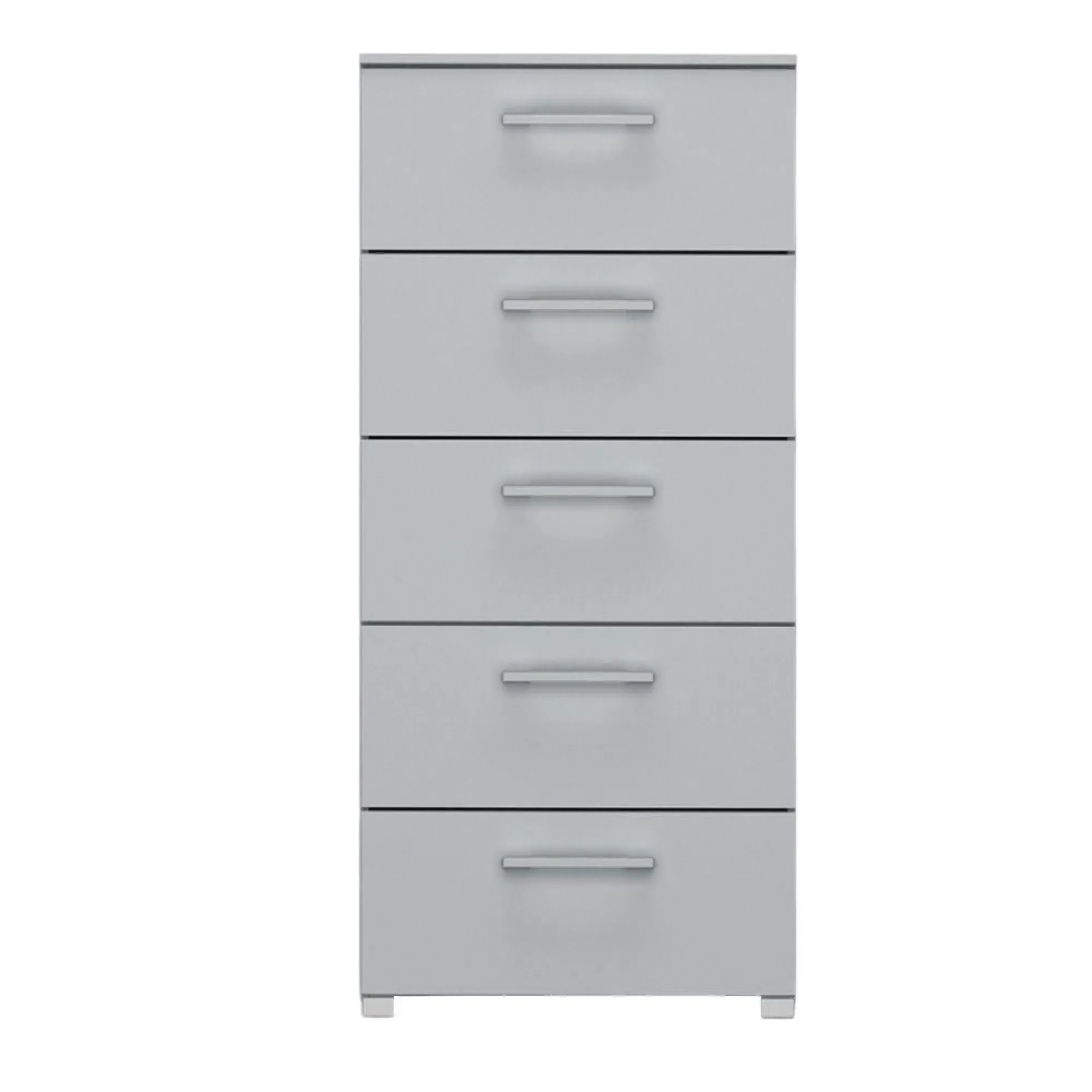 Skat Pure 5 Drawer Tall Chest - Silk Grey