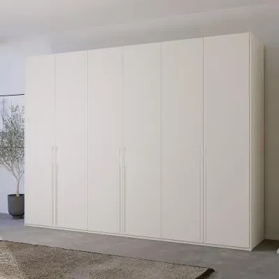 Skat Pure 6 Door Wardrobe - Alpine White image