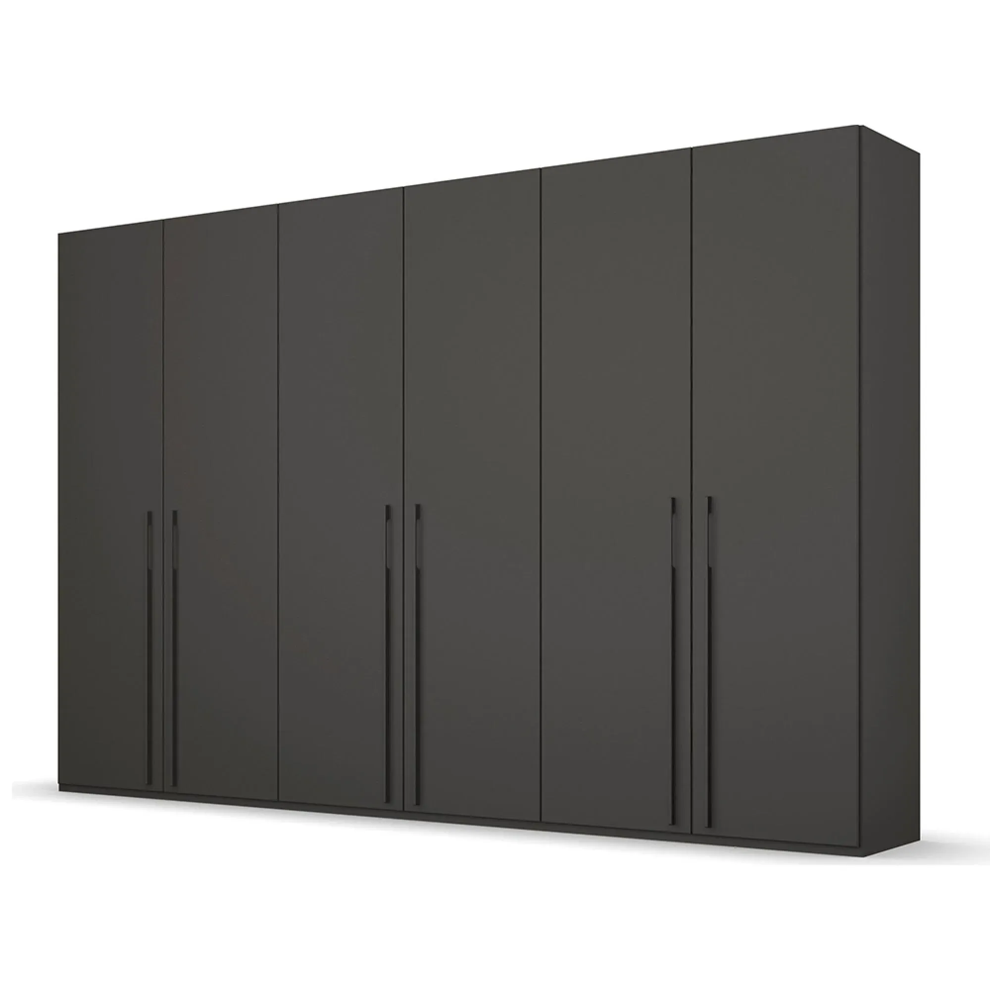 Skat Pure 6 Door Wardrobe - Graphite