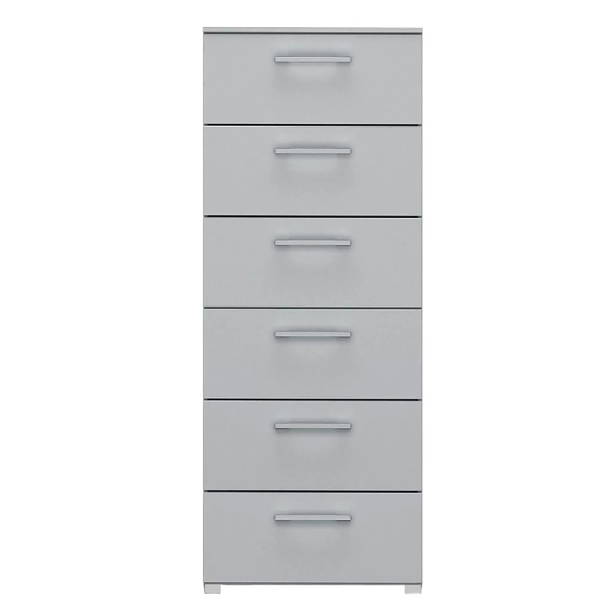 Skat Pure 6 Drawer Tall Chest - Silk Grey