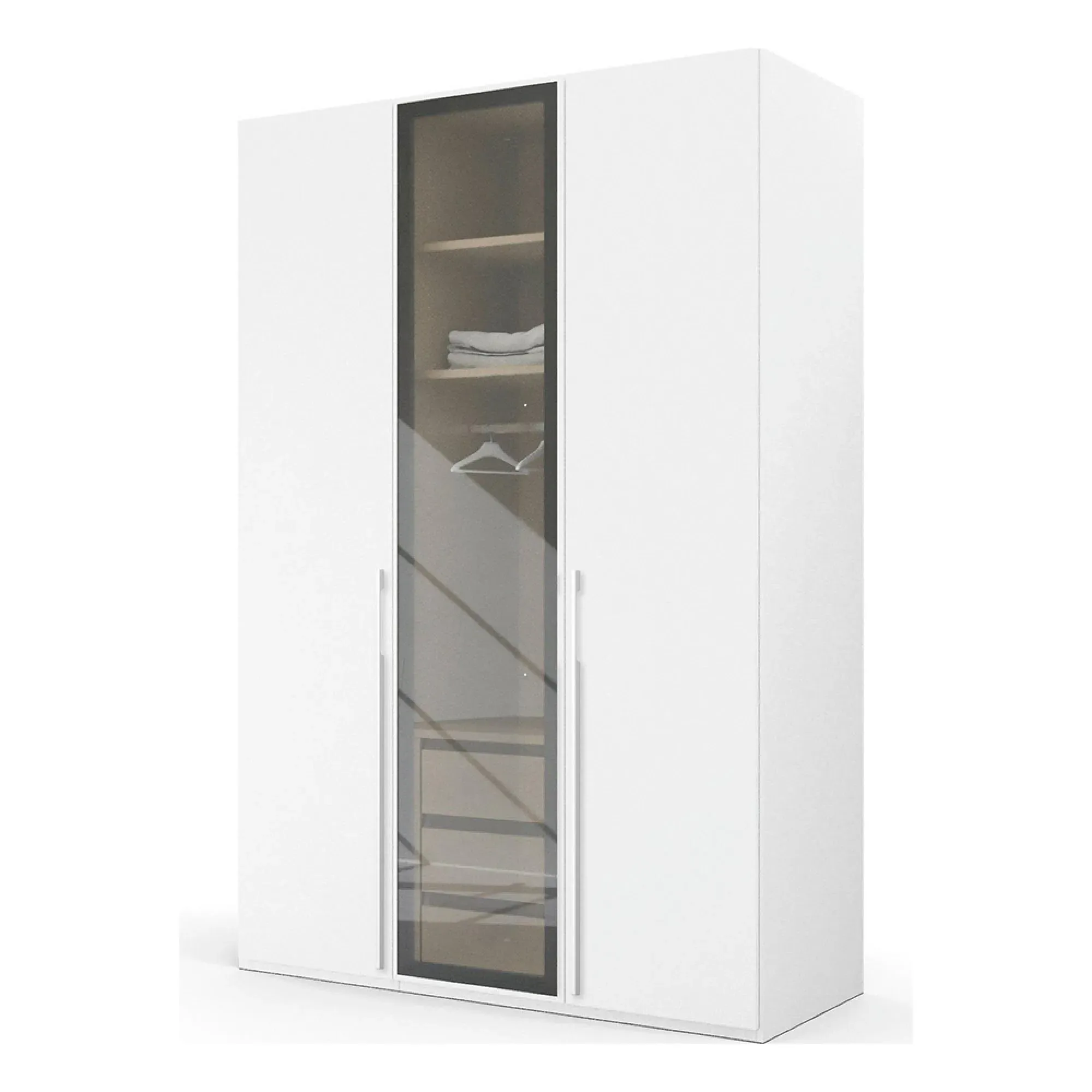 Skat Shine 3 Door Wardrobe - Alpine White