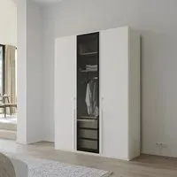 Skat Shine 3 Door Wardrobe - Alpine White