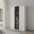 Skat Shine 3 Door Wardrobe - Alpine White