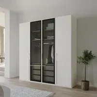 Skat Shine 4 Door Wardrobe - Alpine White