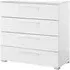 Skat Shine 4 Drawer Chest - Alpine White