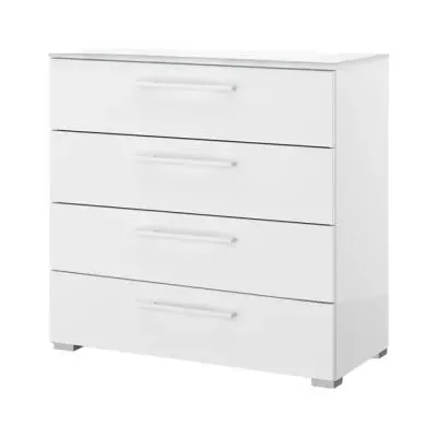 Skat Shine 4 Drawer Chest - Alpine White